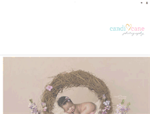 Tablet Screenshot of candicanephotography.com